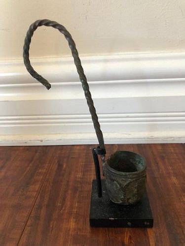 Ancient Spatula with metal custom stand