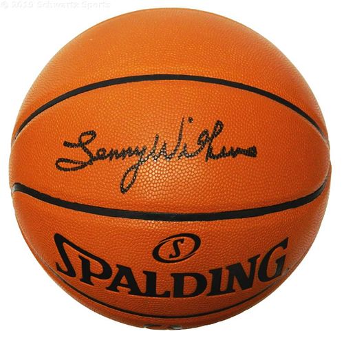Lenny Wilkens Signed Basketball