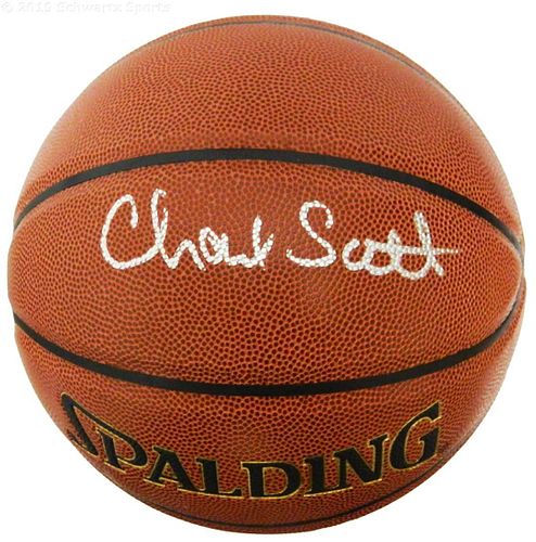 Charlie Scott Signed Basketball