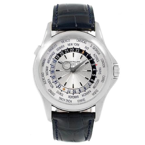 Patek Philippe World Time Complications Mens Watch