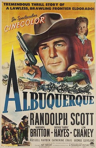 Unknown Maker  | Randolph Scott Movie Poster: Albuquerque