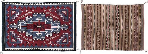 Unknown Maker  | Lot of 2 Navajo Rugs
