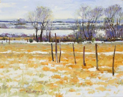 Ray Vinella | b. 1933 | Snow Fields