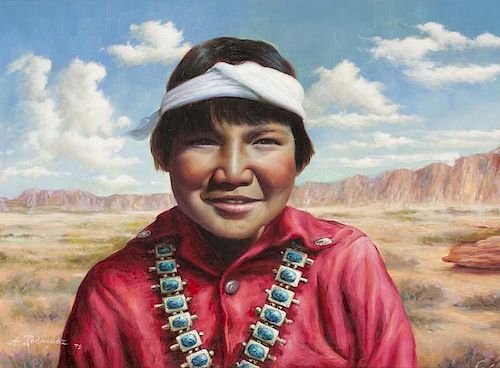 Alfredo Rodriguez | b. 1954 AICA | Portrait of a Boy