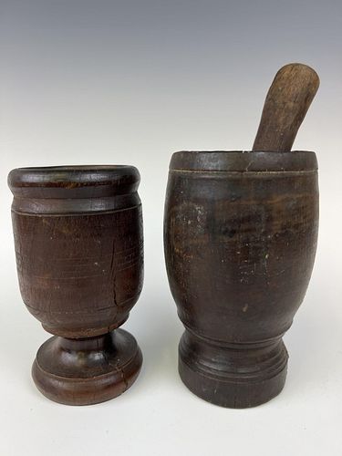 Two Mortars and a Pestle