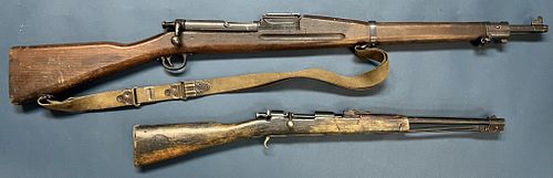 Two Practice Rifles