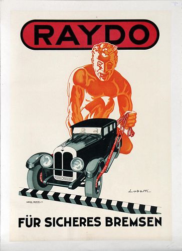 Lubatti - Vintage Poster - Itallian Automobile Brake
