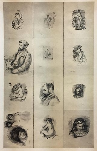 Pierre-Auguste Renoir - Douze Lithographies Cover Sheet