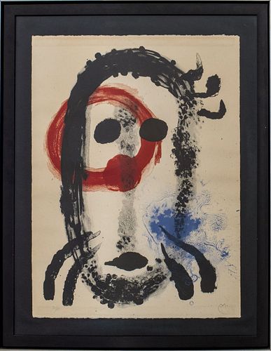 Joan Miro Modern Abstract Color Lithograph