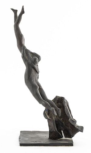 Modern Surrealist Bronze Sculpture
