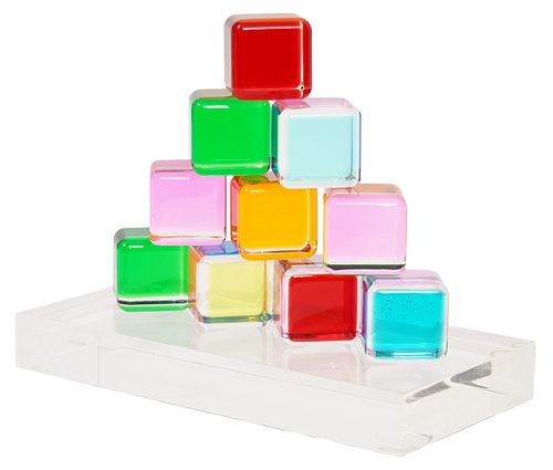10 Vasa Mihich Cast Acrylic Cubes