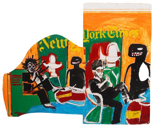 Marilyn Minter / Kohlhofer: Homage to Basquiat Oil