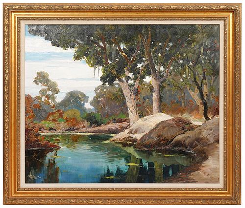 Anthony Thieme 'Coquina Swamp' Oil Painting