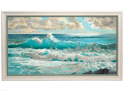 Peter Hayward Seascape Oil Painting