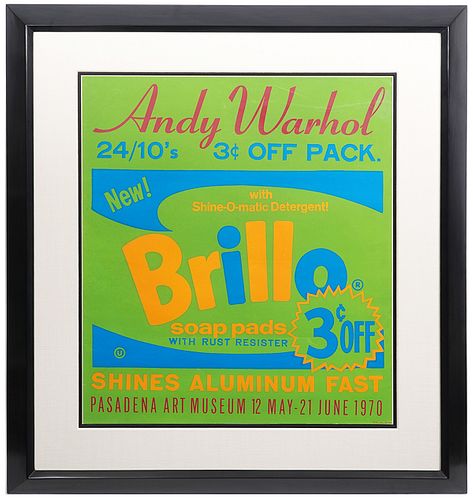 After Andy Warhol 'Brillo' Pop Art Poster