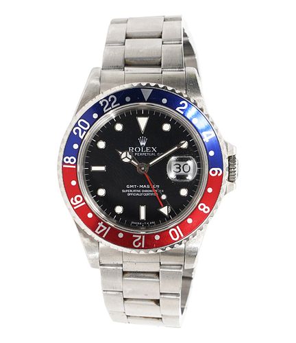 Men's Rolex GMT-Master 'Pepsi' Steel Wristwatch