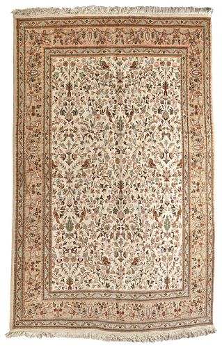 An Indian area rug