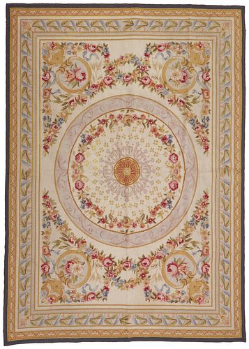 A French floral tapestry