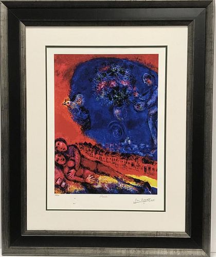 After Marc Chagall Lithograph
