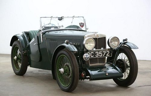 1933 MG J2 Convertible
