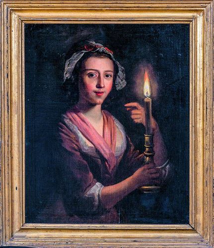 Candle Portrait Lady