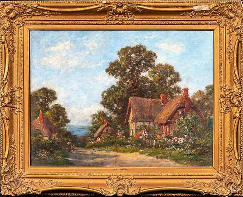 Country Landscape Cottages In Summer