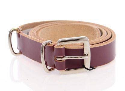DOLCE & GABBANA Purple Leather Logo Belt