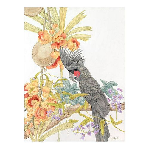 Adventures of the Palm Cockatoo Painting