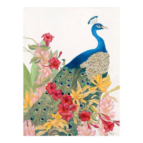 "A Peacock's Paradise" Painting