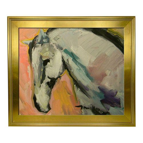 Framed Horse Painting