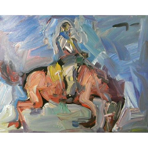 "Bronco Horse CowboyÃ¢â‚¬ Painting