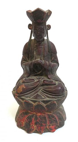 Qing Dynasty Carved Buddha