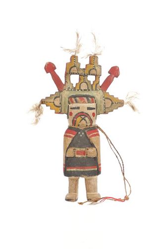 Hopi Cottonwood Palhik Mana Kachina Doll c. 1920's