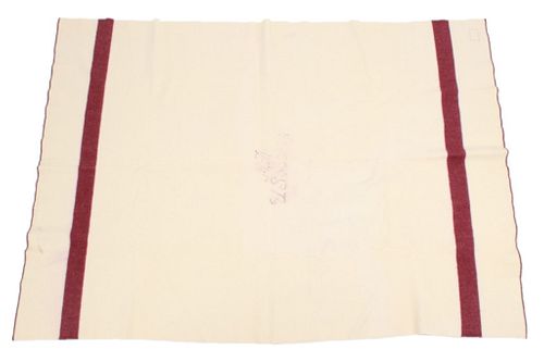 WWII U.S. Army Wool Medical Blanket 1939-44