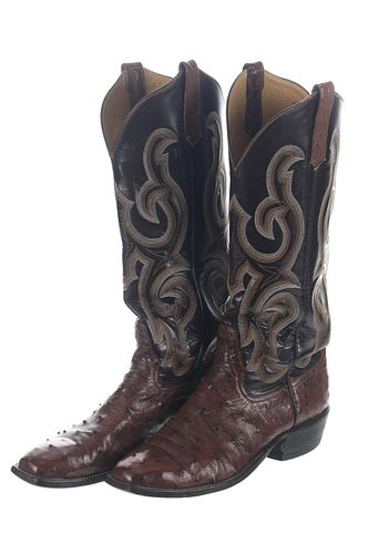 Texas Rios of Mercedes Full Quill Ostrich Boots