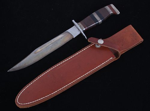 WWII Era Clip Point Trench Fighting Knife c. 1945
