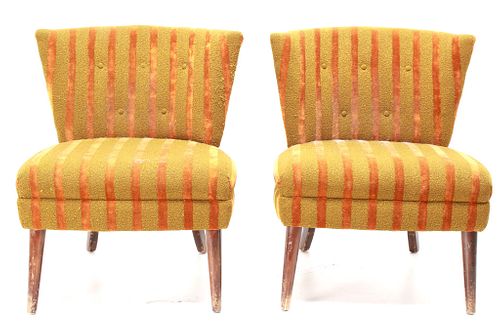 Danish Mid-Century Modern Upholstered Chairs 1950-
