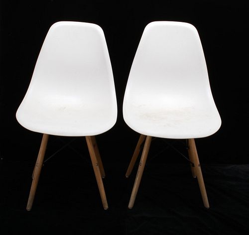 Herman Miller Custom Eames Chair Pair