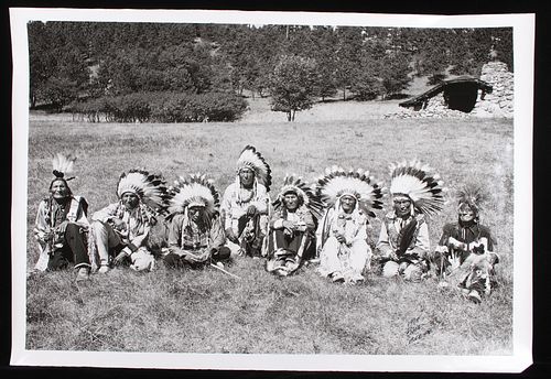 Battle of the Little Bighorn Survivors Photograph