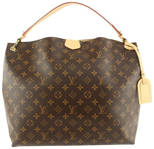 LOUIS VUITTON HARD TO FIND BRAND NEW MONOGRAM GRACEFUL MM HOBO BAG