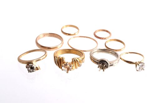 10-18 Karat Gold Rings Collection