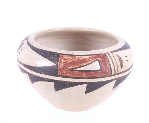 Acoma Pueblo Polychrome Pottery Vessel c. 1930's