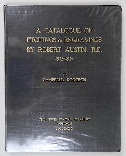 Dodgson- Catalogue of prints by Robert Austin
