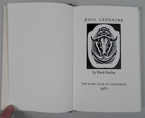 Ward- Paul Landacre- Book Club of California