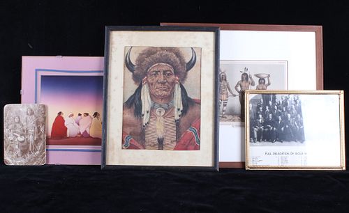 Art & Photographs Of Native Americans Collection