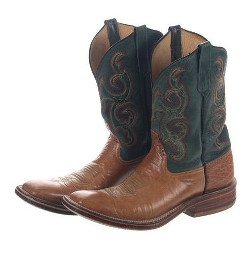 Rios of Mercedes Genuine Leather Cowboy Boots