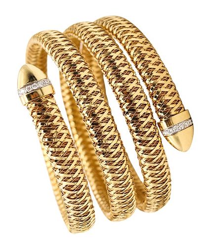 Roberto Coin Diamonds & 18k Gold Bracelet