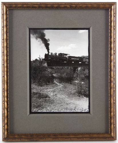 1960's Steam Sugar Train Gelatin Silver Photograph