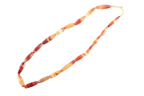 Faceted Carnelian Agate Trade Beads c. 1800