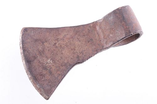18th-19th C. Forged French Fur Trading Axe Head